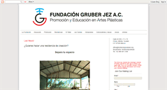 Desktop Screenshot of fundaciongruberjez.org